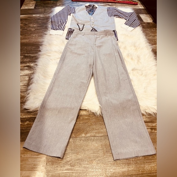 Young Kings by Steve Harvey Purple & Gray 4pc set formal wear boys size 12 NWOT - Picture 16 of 16